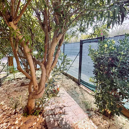 Ravissant T1 Avec Jardinet Proche De La アパート イエール